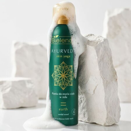 Gel de dus spumant, Ayurveda Skin Yoga Earth, 150 ml, Bielenda 751071