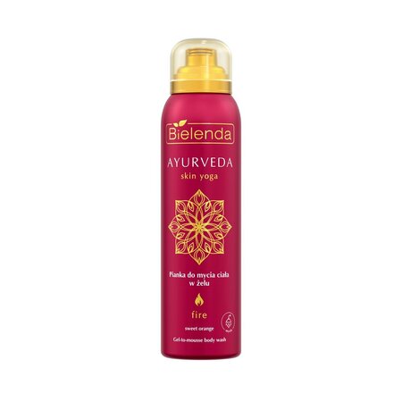 Gel de dus spumant, Ayurveda Skin Yoga Fire, 150 ml, Bielenda