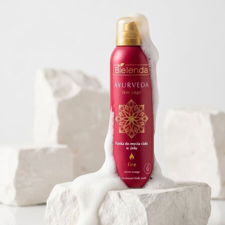 Gel de dus spumant, Ayurveda Skin Yoga Fire, 150 ml, Bielenda 751080