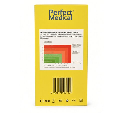 Tensiometru electronic de brat cu fumctie vocala PM-53, Perfect Medical 751088