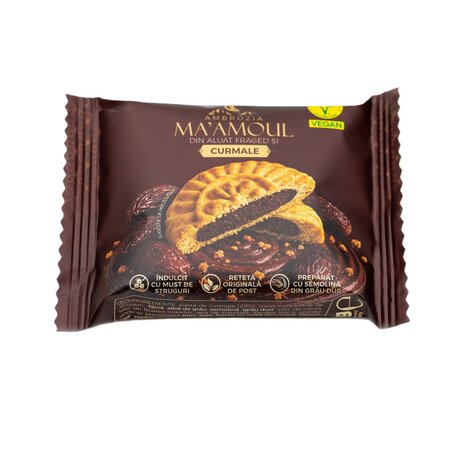 Biscuite din aluat fraged si curmale Ma'amoul, 50 g, Hiper Ambrozia