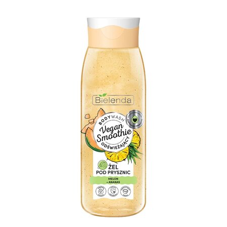 Gel de dus, Melon+Pineapple, Vegan Smoothie, 400 g, Bielenda