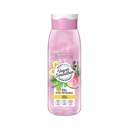 Gel de dus, Watermelon+Banana, Vegan Smoothie, 400 g, Bielenda