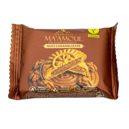 Biscuite din aluat fraged si nuci caramelizate Ma'amoul, 50 g, Hiper Ambrozia