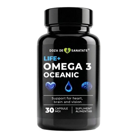 Omega 3 Oceanic Life+, 30 capsule moi, Doza de Sanatate