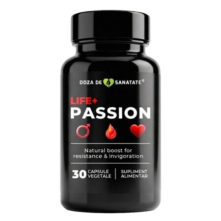 Passion Life+, 30 capsule vegetale, Doza de Sanatate