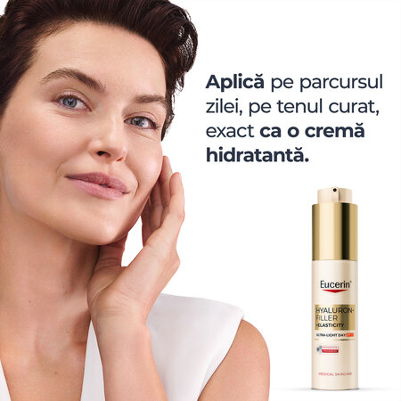 Crema de fata cu SPF50, Hyaluron-Filler + Elasticity, 50 ml, Eucerin 751182