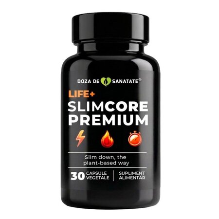 Slimcore Premium Life+, 30 capsule vegetale, Doza de Sanatate