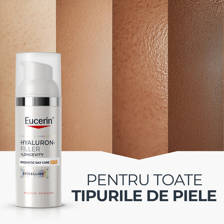 Crema de zi cu SPF30, Epigenetic Hyaluron-Filler cu Epicelline, 50 ml, Eucerin 751200