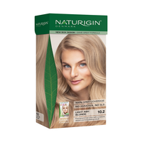 Vopsea de par naturala fara amoniac 10.2 Lightest Blonde Ash, 115 ml, Naturigin
