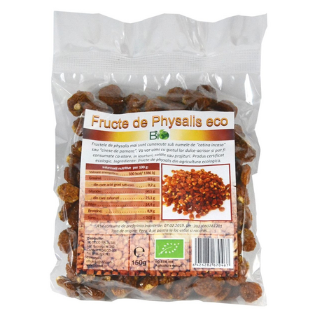 Fructe uscate de Physalis eco, 150 g, Deco Italia