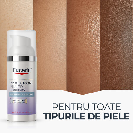 Crema de noapte Epigenetic Hyaluron-Filler cu Epicelline, 50 ml, Eucerin 751242