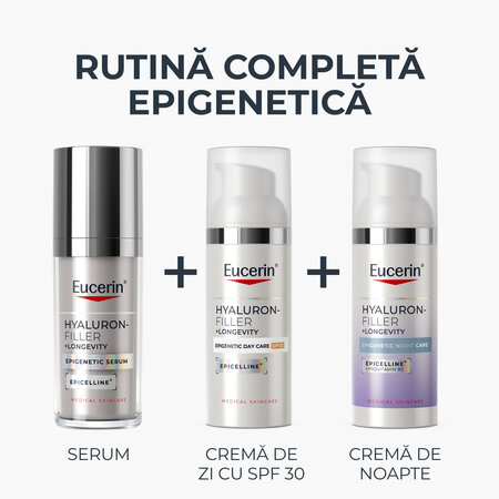 Crema de noapte Epigenetic Hyaluron-Filler cu Epicelline, 50 ml, Eucerin 751243
