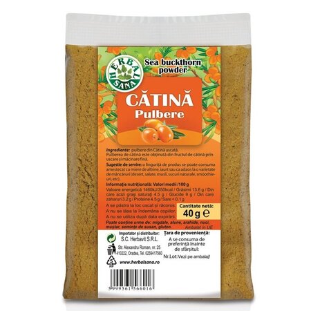 Pulbere de Catina, 40 g, Herbavit