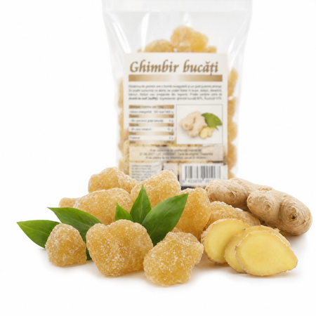 Ghimbir bucati, 150 g, Deco Italia 751255