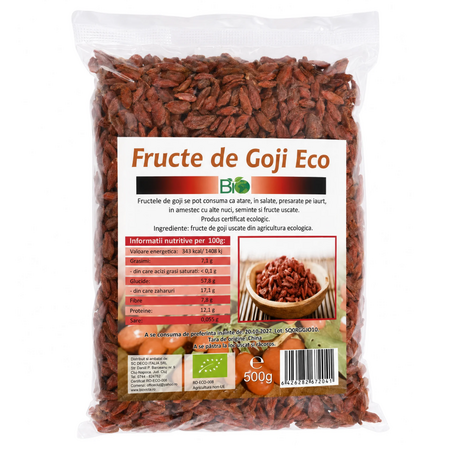 Fructe de goji eco, 500 g, Deco Italia