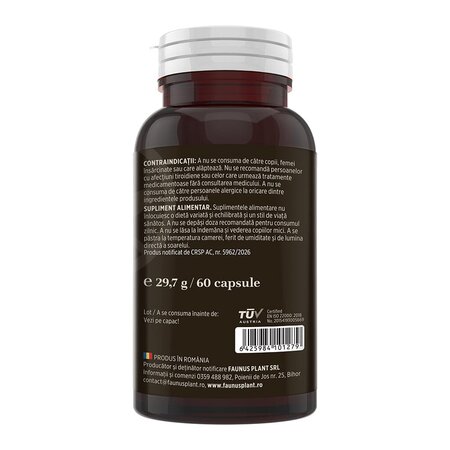 Ashwagandha KSM-66, 60 capsule, Faunus Plant 751278