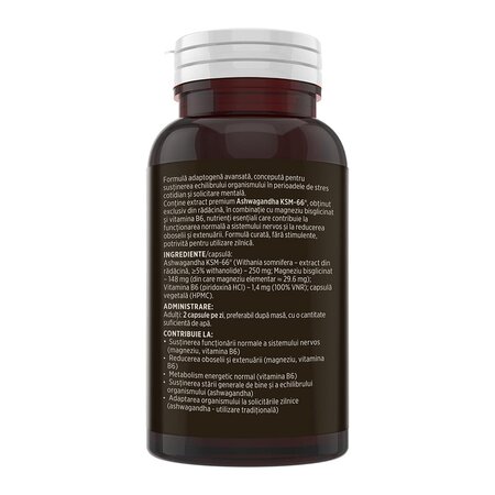 Ashwagandha KSM-66, 60 capsule, Faunus Plant 751279