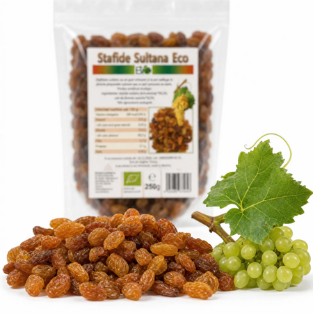 Stafide Sultana bio, 250 g, Deco Italia 751321
