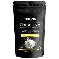 Creatina monohidrata cu Vitamina C, 200 g, Niavis