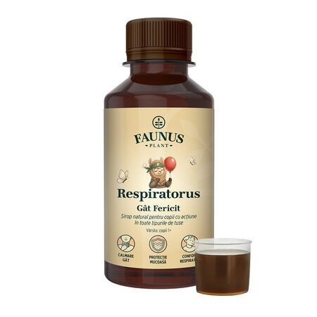 Sirop pentru copii Respiratorus, 200 ml, Faunus Plant 751350