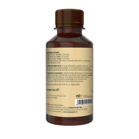 Sirop pentru copii Respiratorus, 200 ml, Faunus Plant 751351