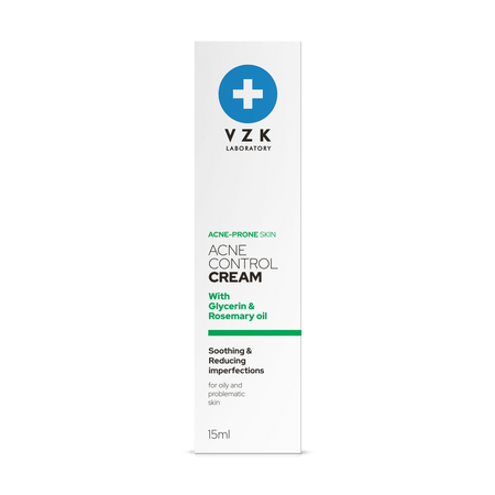 Crema cu glicerina si ulei de rozmarin, Acne Control, 15 ml, VZK 751403