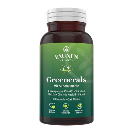 Greenerals, 120 capsule, Faunus Plant