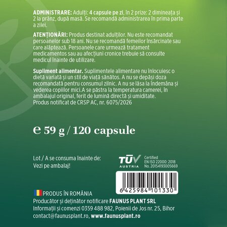 Greenerals, 120 capsule, Faunus Plant 751419
