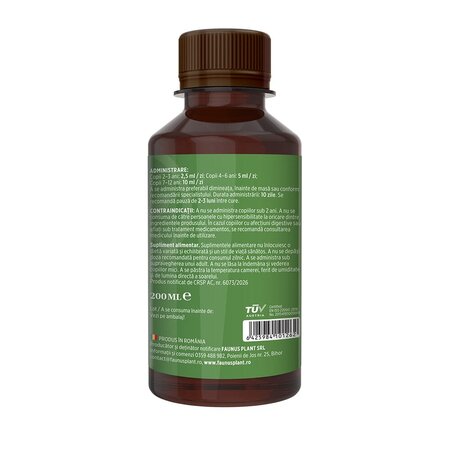 Sirop pentru copii Helmio, 200 ml, Faunus Plant 751431