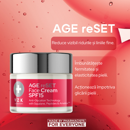 Crema de fata cu peptide SPF15, Age Reset, 50 ml, VZK 751441