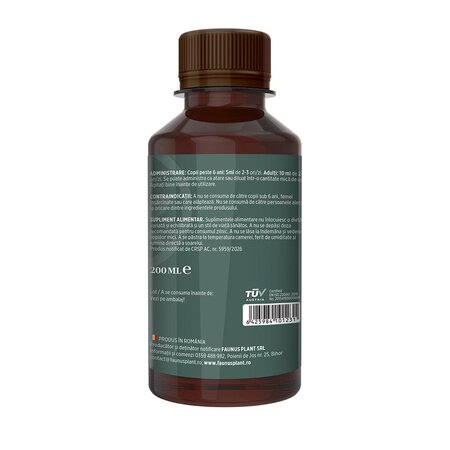 Sirop Respiratorus, 200 ml, Faunus Plant 751453