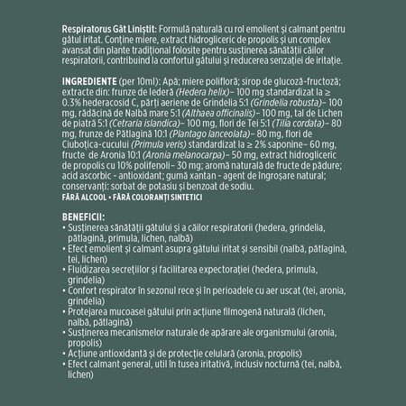 Sirop Respiratorus, 200 ml, Faunus Plant 751455