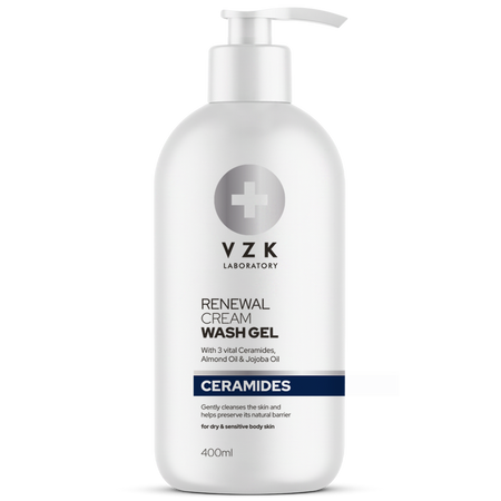 Crema gel de dus cu ceramide, Ceramides, 400 ml, VZK