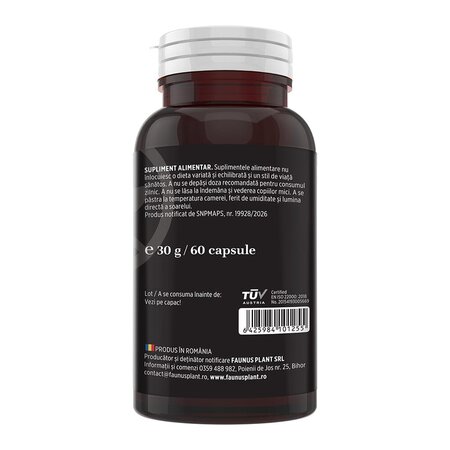 Nuca Neagra, 60 capsule, Faunus Plant 751607