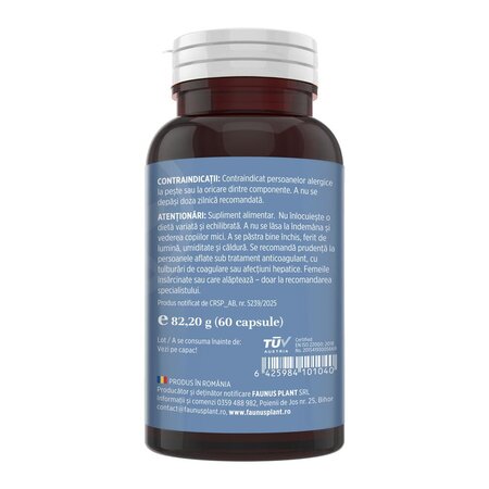Omega 3-6-9, 60 capsule moi, Faunus Plant 751618