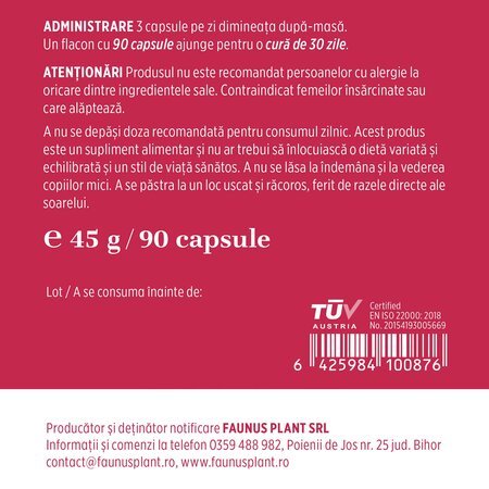 Vitaminizantus Forte, 90 capsule, Faunus Plant 751706