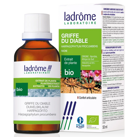 Tinctura bio de gheara diavolului, 50 ml, Ladrome