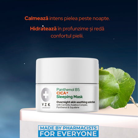 Masca de noapte, Panthenol B5 Cica, 50 ml, VZK 751923