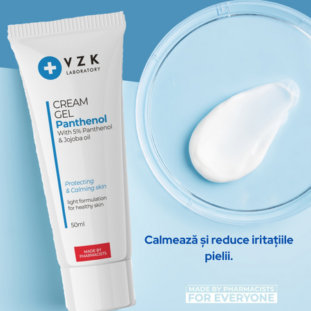 Crema-gel de fata, Panthenol B5 Cica, 50 ml, VZK 751946
