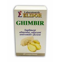 Ghimbir, 40 comprimate, Elidor