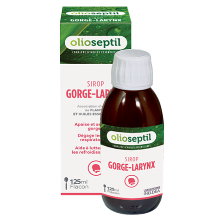 Sirop Olioseptil Gorge Larynx, 125 ml, Laboratoires Ineldea