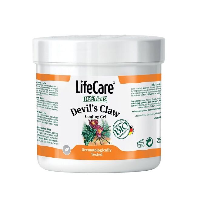 Gel antiinflamator Devil's Claw, 500 ml, Life Care