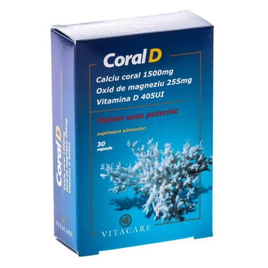 Coral D, 30 capsule, Vitacare