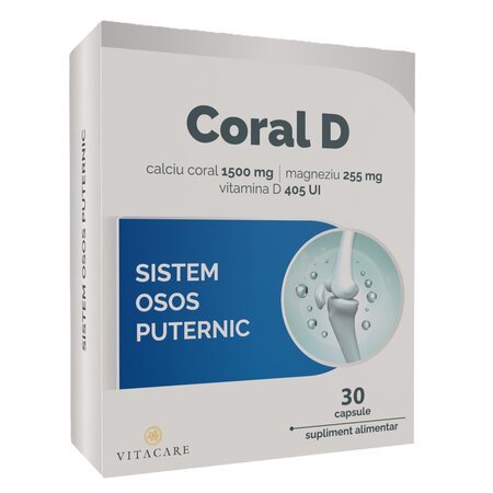 Coral D, 30 capsule, Vitacare 744187