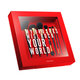 Set profesional de pensule makeup, Red Velvet, 7 pensule, Cucuta Beauty 752611
