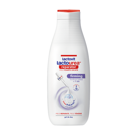 Gel de dus reparator Lactourea Colagen, 600 ml, Lactovit