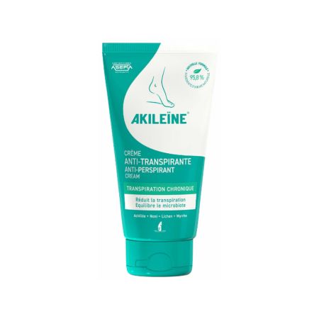 Crema antiperspiranta activa Akileine, 50 ml, Asepta