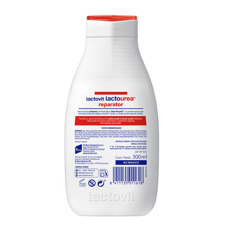 Gel de dus reparator Lactourea, 300 ml, Lactovit 753133