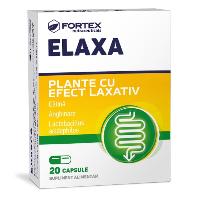 Elaxa, 20 capsule, Fortex Nutraceuticals